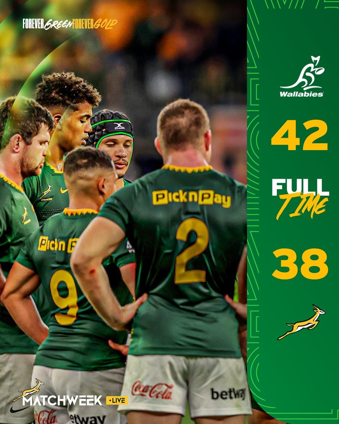 AUSTRALIA Y UN TRIUNFO ANTE EL CAMPEÓN DEL MUNDO PARA ESCALAR EN EL RANKING Y PENSAR EN EL MUNDIAL