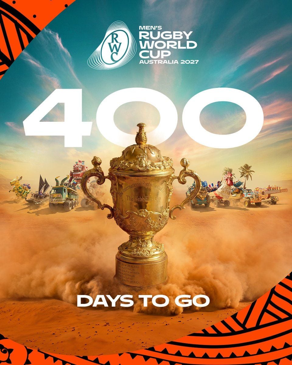 LA CUENTA REGRESIVA DEL MUNDIAL DE AUSTRALIA VIENE LLEGANDO JUNTO A RUGBY CHAMPAGNE