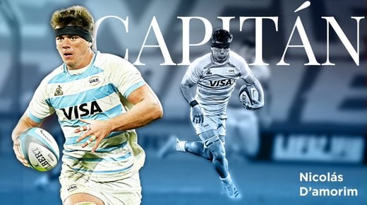 NICOLÁS DAMORIN FUE DESIGNADO EL CAPITÁN DE ARGENTINA XV  