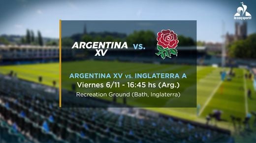 ARGENTINA XV Y UN BUEN PARTIDO PARA NOVIEMBRE ANTE INGLATERRA A 