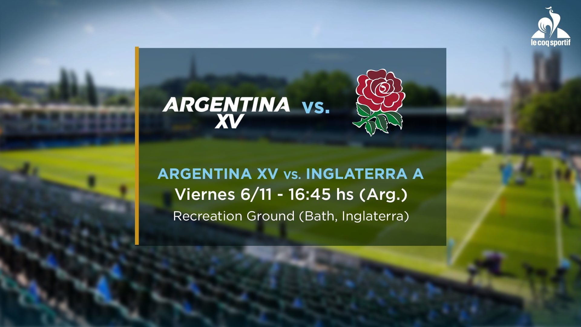 ARGENTINA XV Y UN BUEN PARTIDO PARA NOVIEMBRE ANTE INGLATERRA A 