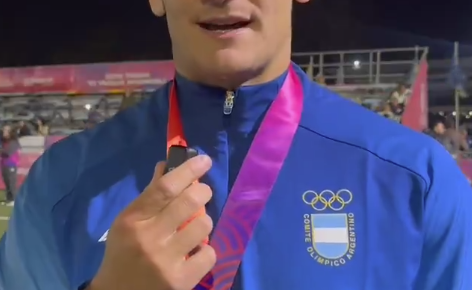 SANTIAGO MARE DEJÓ SUS SENSACIONES LUEGO DEL ORO EN LOS JUEGOS SURAMERICANOS 