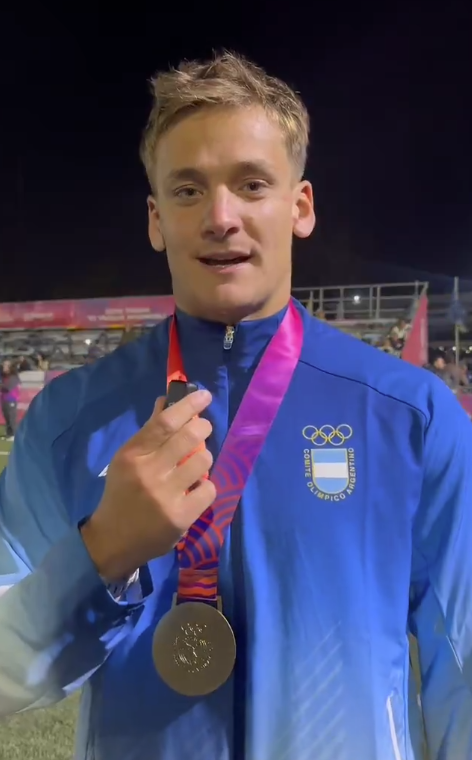 SANTIAGO MARE DEJÓ SUS SENSACIONES LUEGO DEL ORO EN LOS JUEGOS SURAMERICANOS 