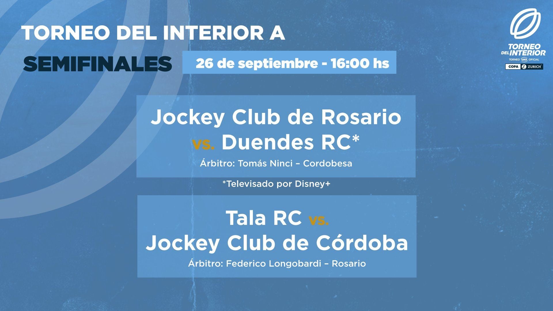 EL TORNEO DEL INTERIOR BUSCA A SUS FINALISTAS