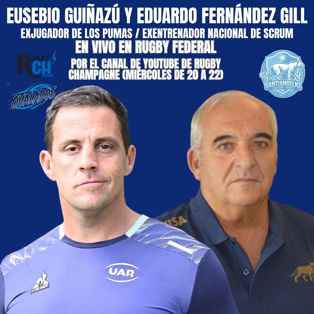 UN NUEVO PROGRAMA DE RUGBY CHAMPAGNE FEDERAL CON INVITADOS EN VIVO