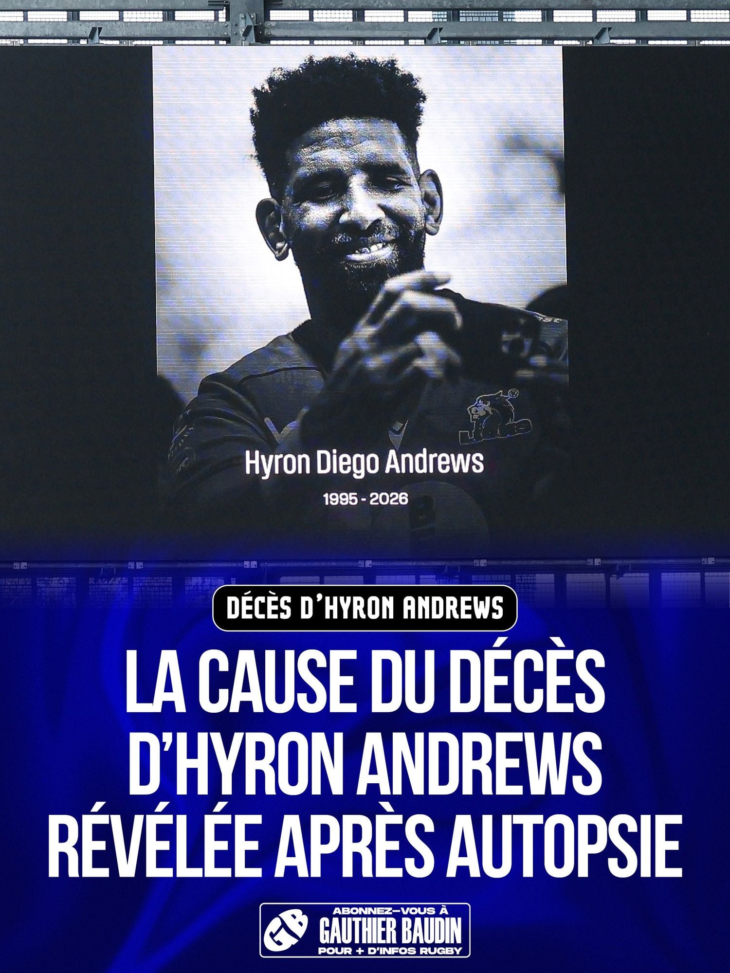 Hyron Andrews, la autopsia y la causa de su muerte