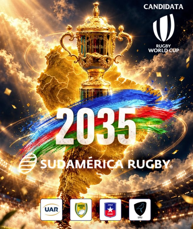 Argentina y la región presentaron la candidatura para ser sede de Rugby World Cup 2035
