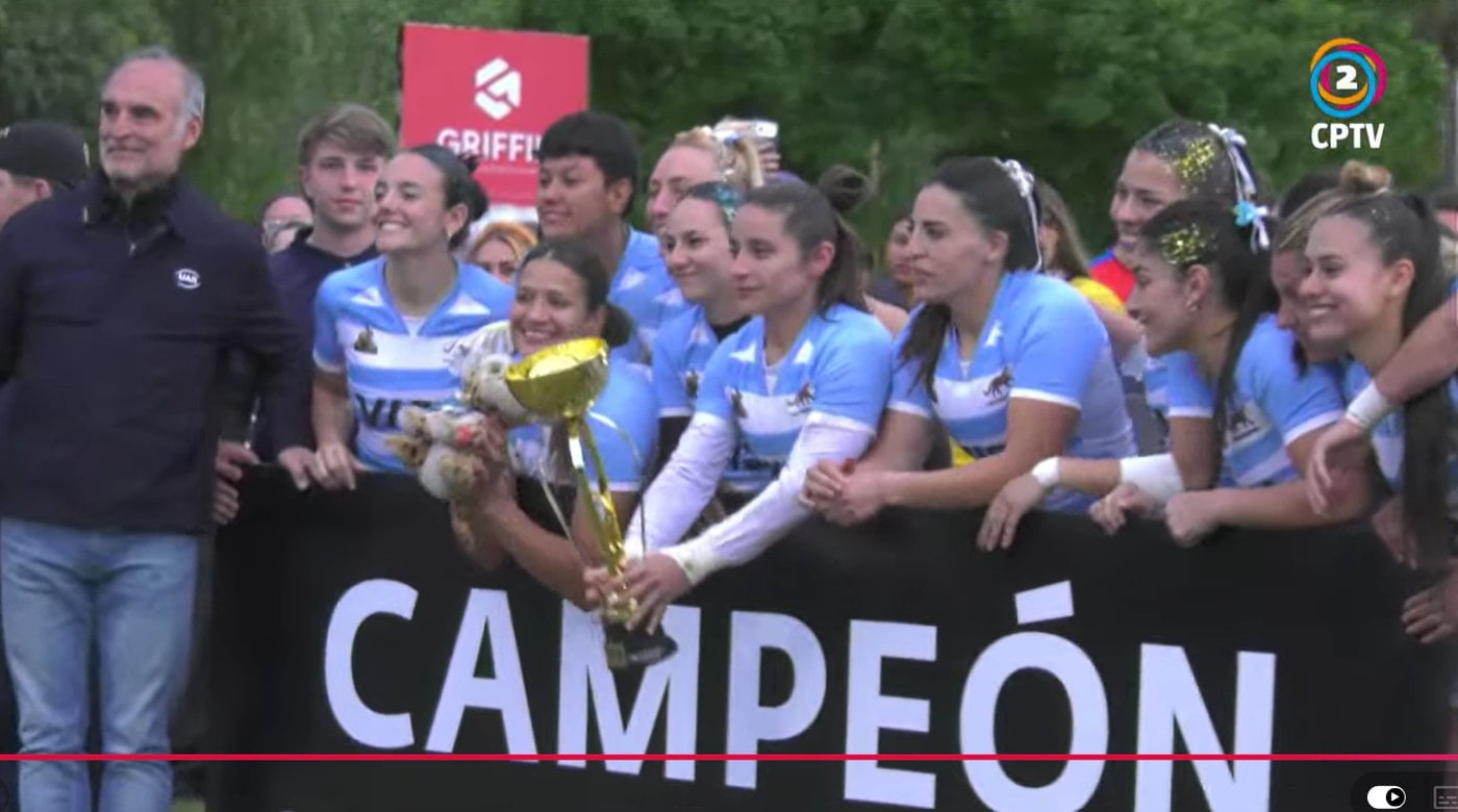 Las Yaguaretés son las campeonas del seven sudamericano jugado en Carlos Paz