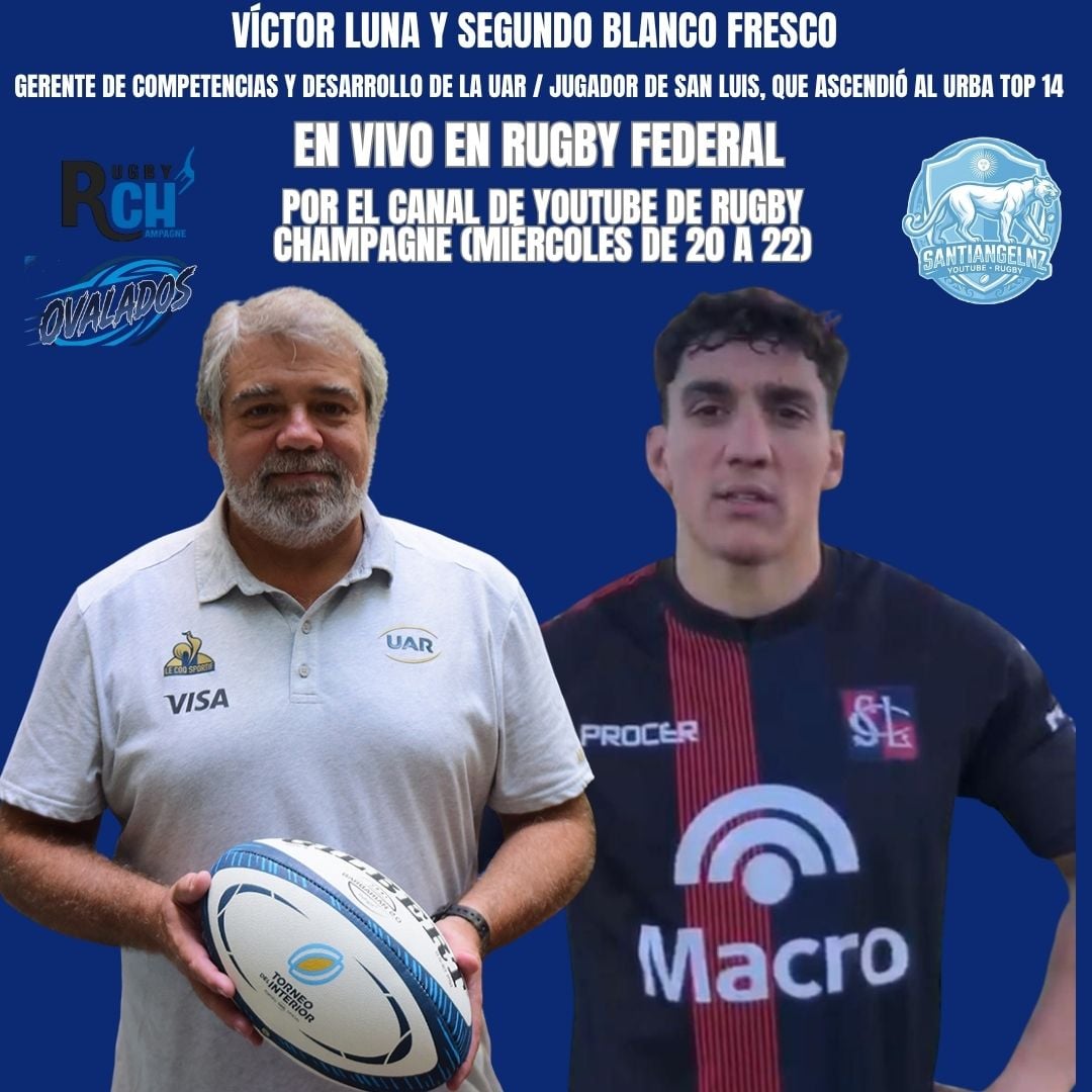 Un nuevo programa de Rugby Champagne Federal con invitados de lujo