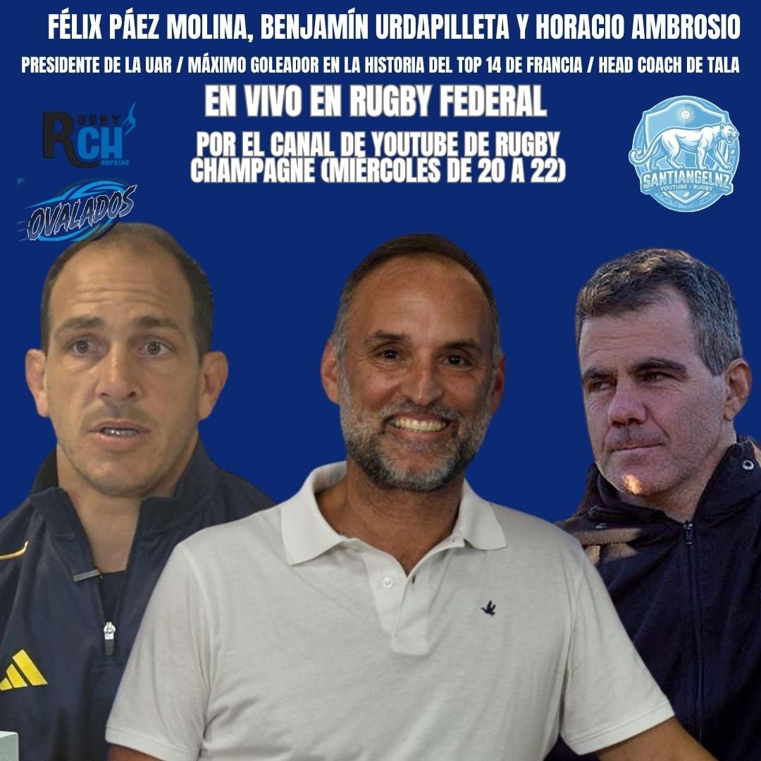 Un nuevo programa de Rugby Champagne Federal con invitados de lujo. No te lo podés perder! 